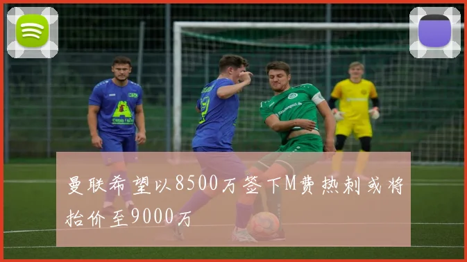曼联希望以8500万签下M费热刺或将抬价至9000万